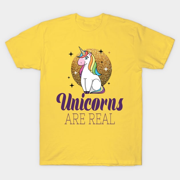 Unicorns are real T-Shirt by Imutobi